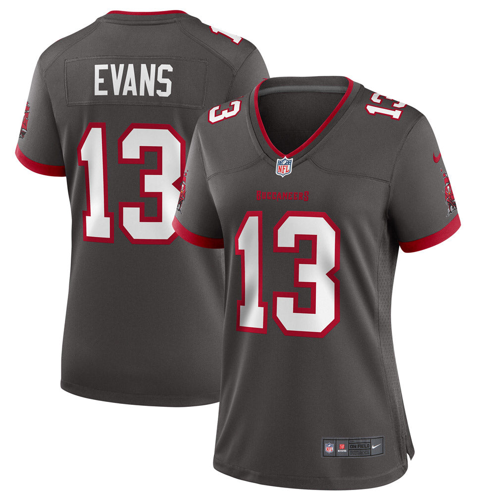 Women s Tampa Bay Buccaneers Mike Evans Alternate Game Jersey Pewter