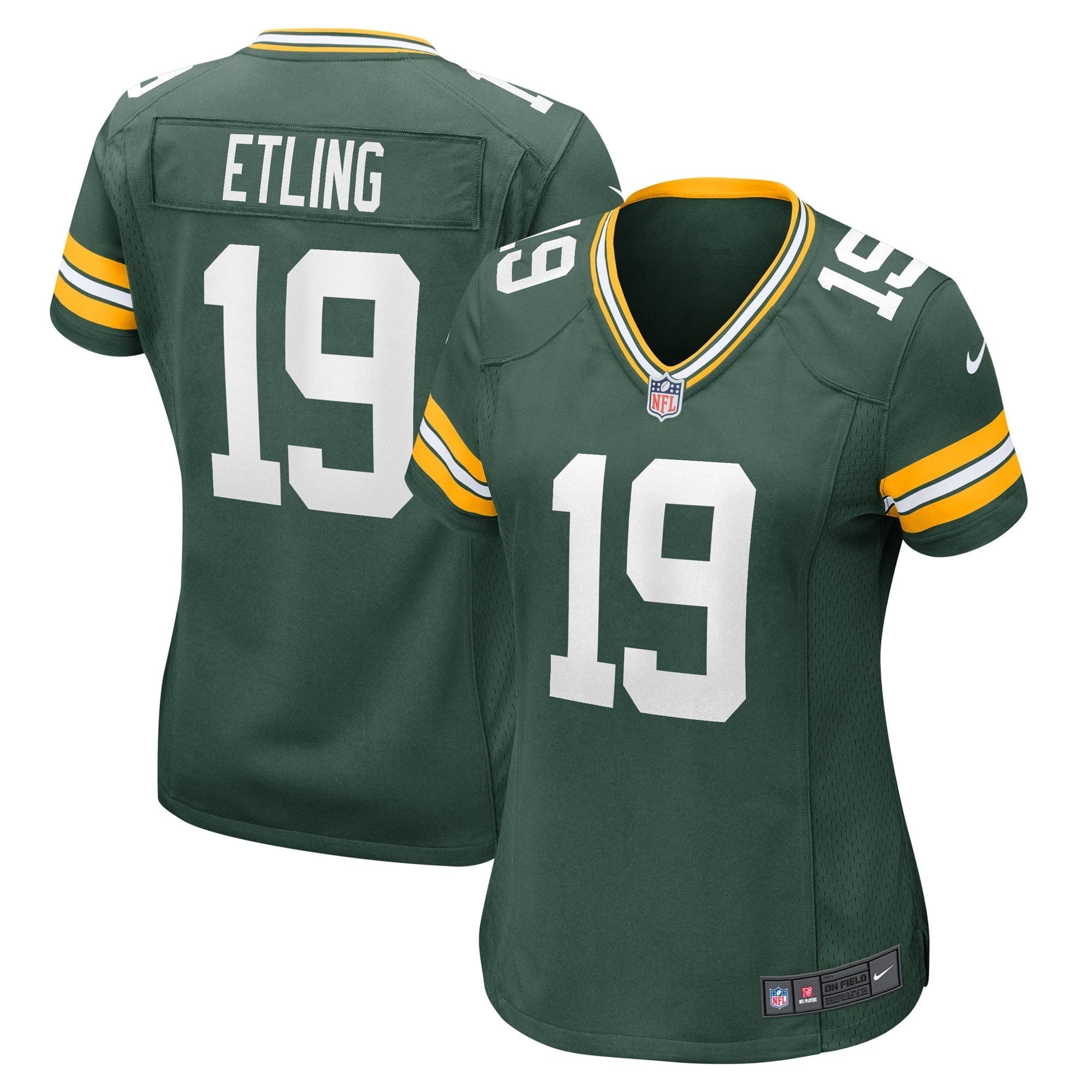 Women s Nike Danny Etling Green Green Bay Packers Game Player Jersey