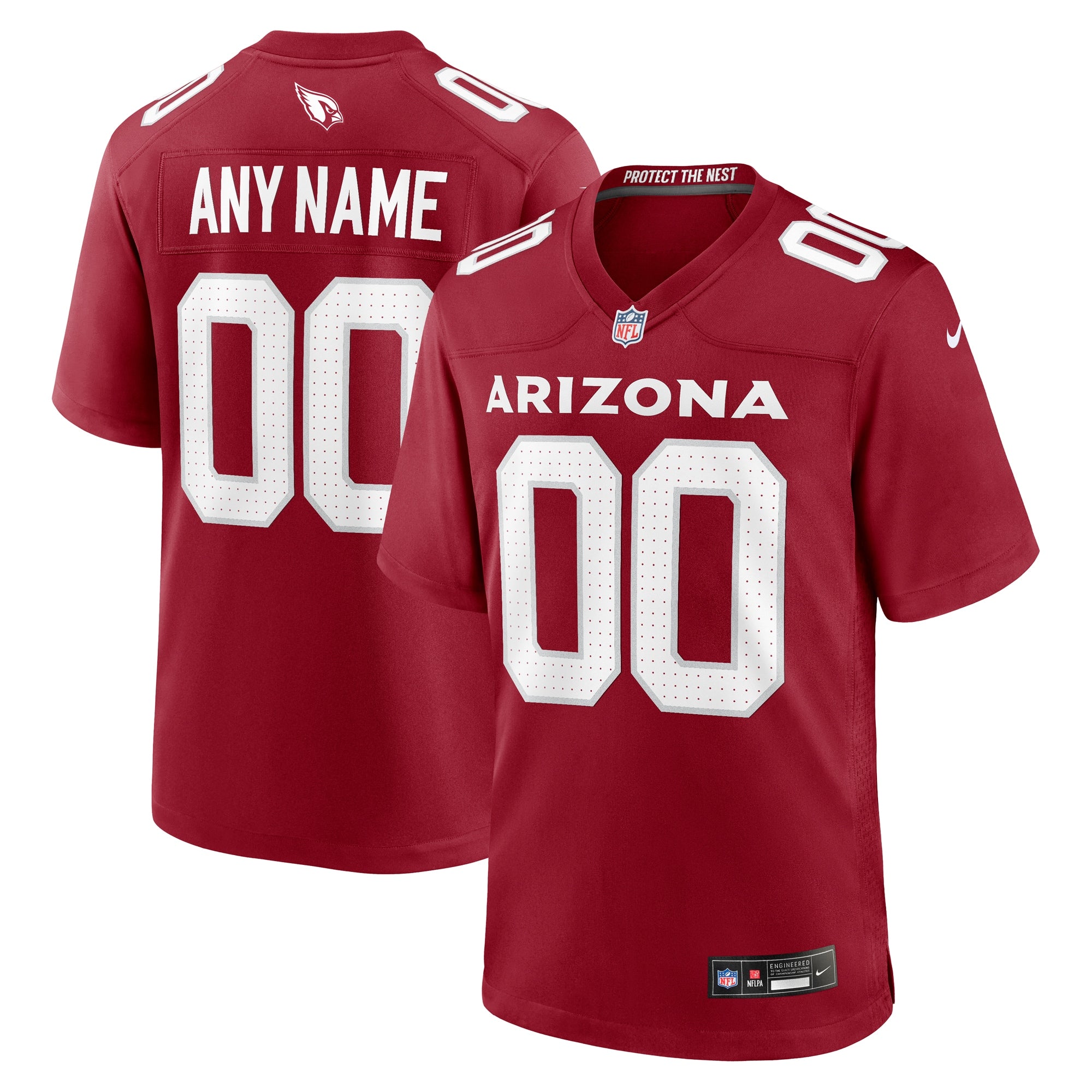 Arizona Cardinals Nike Custom Game Jersey   Cardinal