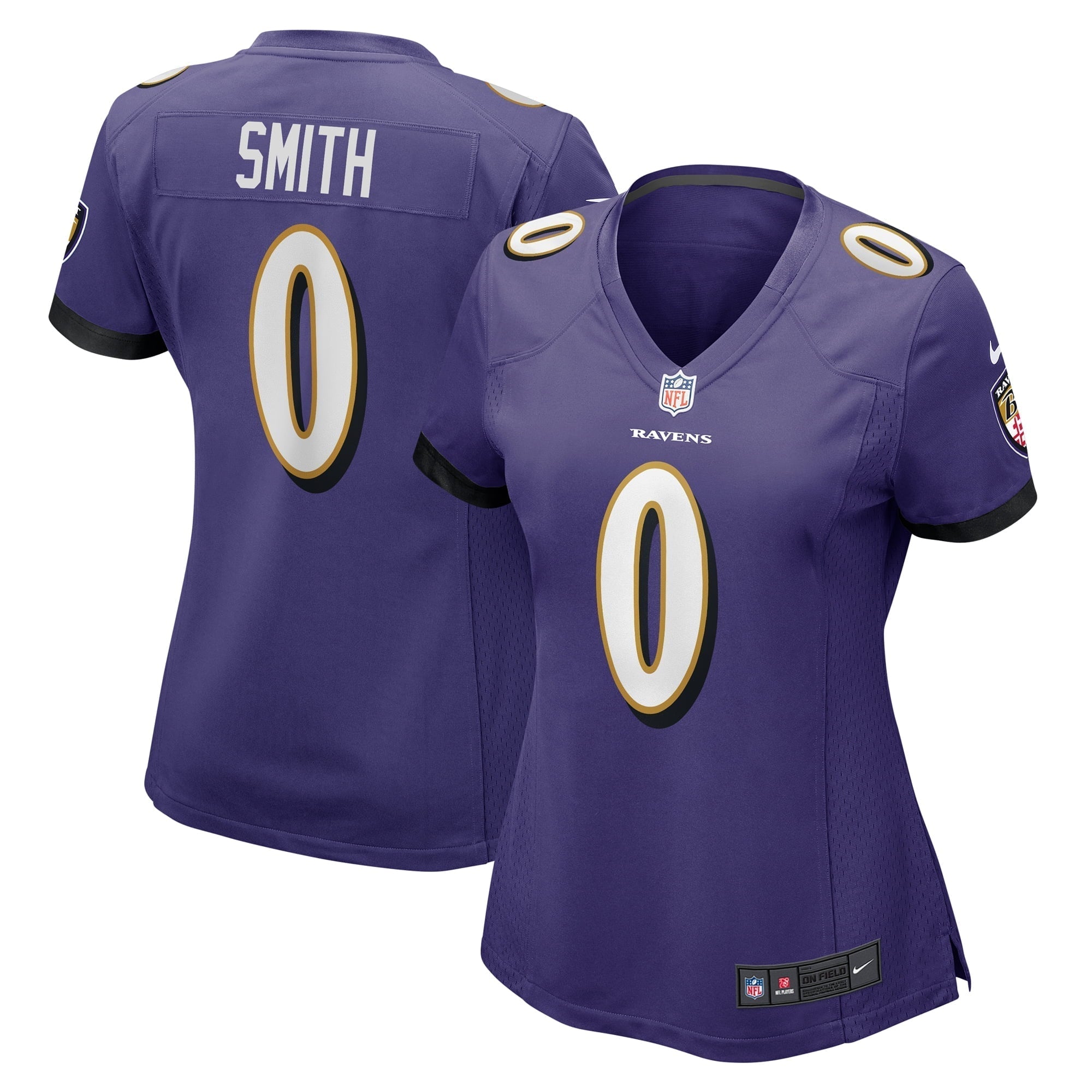 Women s Nike Roquan Smith Purple Baltimore Ravens Team Game Jersey