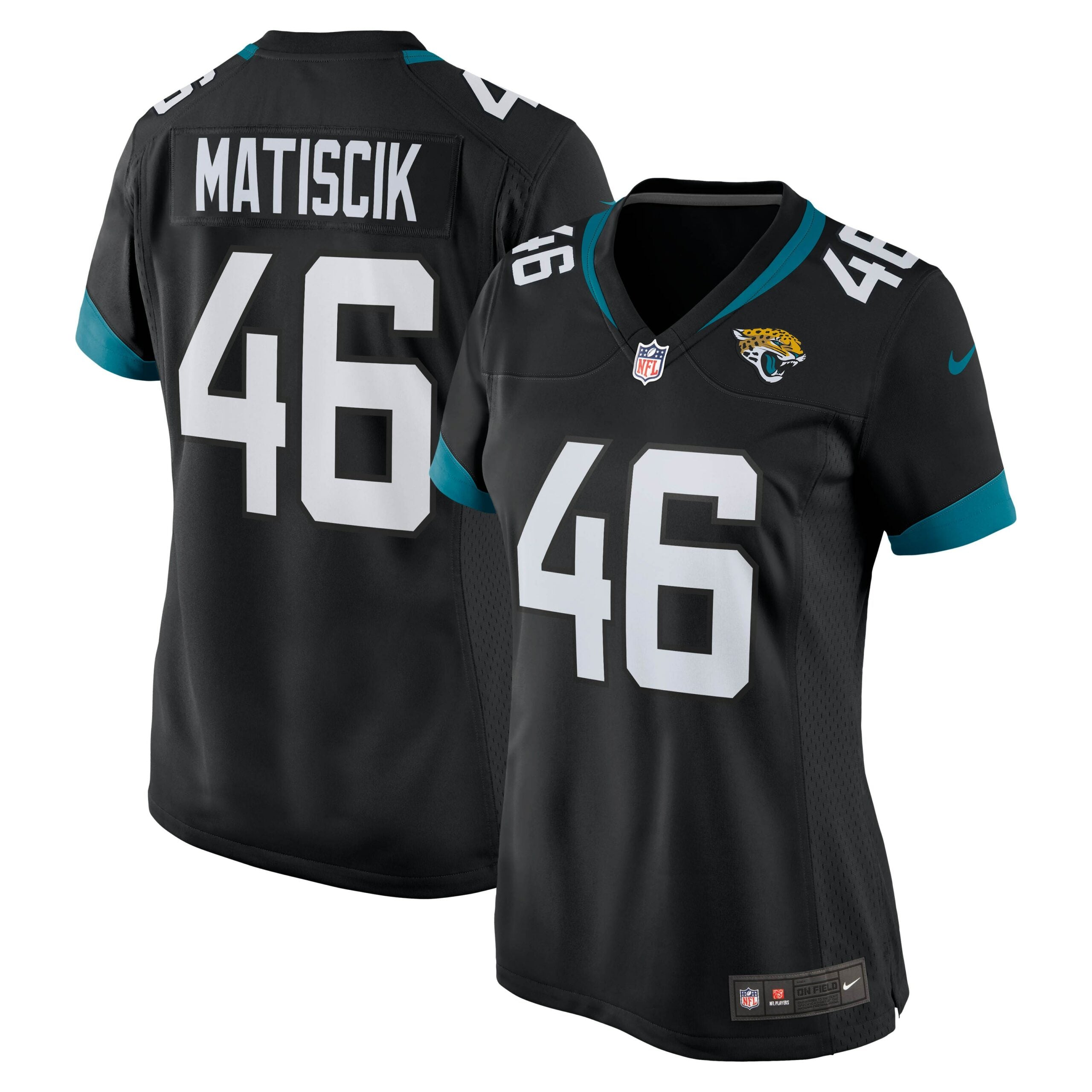 Ross Matiscik Jacksonville Jaguars Nike Women s Game Jersey   Black
