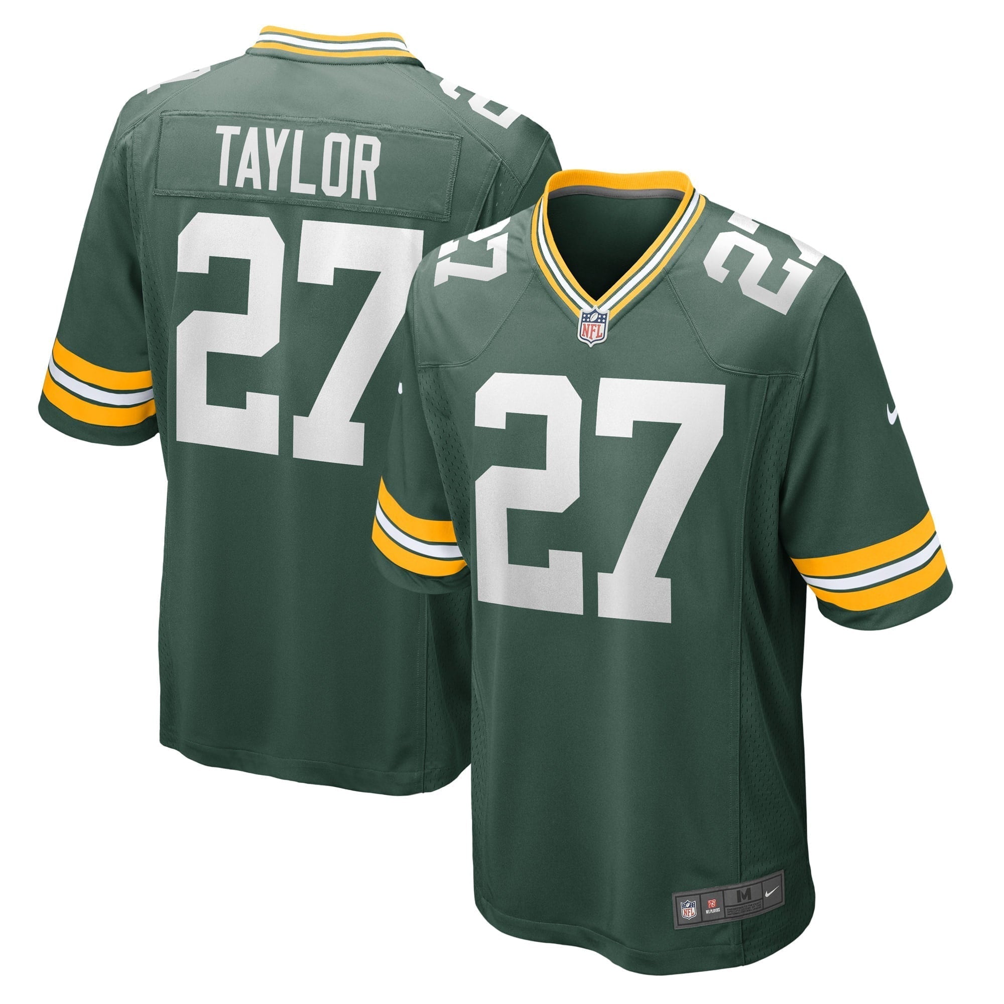 Men s Nike Patrick Taylor Green Green Bay Packers Game Player Jersey