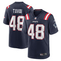 Men s Nike Jahlani Tavai Navy New England Patriots Game Player Jersey