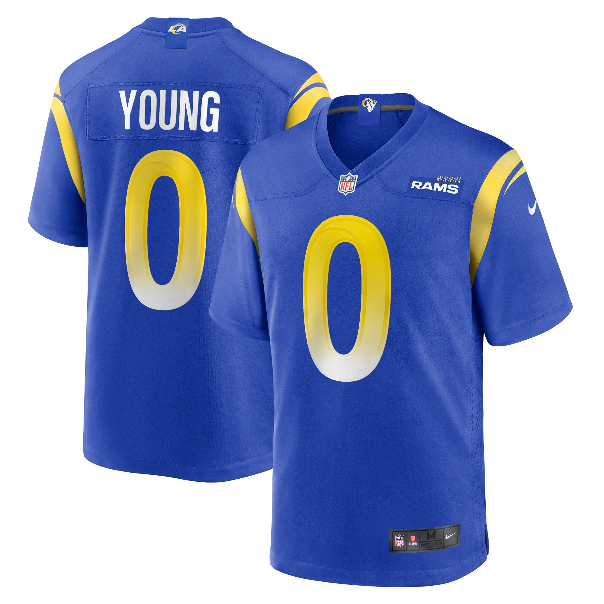 Byron Young Los Angeles Rams Nike Home Game Jersey   Royal