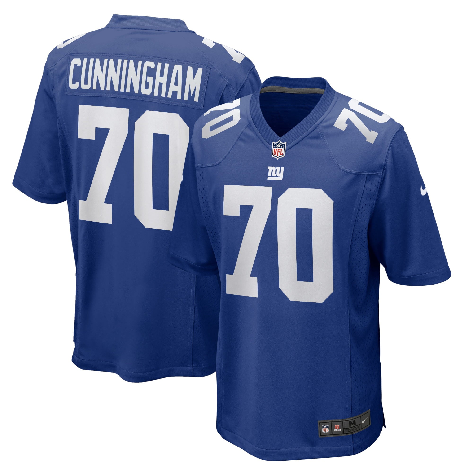 Men s Nike Korey Cunningham Royal New York Giants Home Game Player Jersey