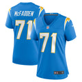 Jordans McFadden Los Angeles Chargers Nike Women s Team Game Jersey   Powder Blue