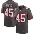 Men s Nike Devin White Pewter Tampa Bay Buccaneers Game Jersey