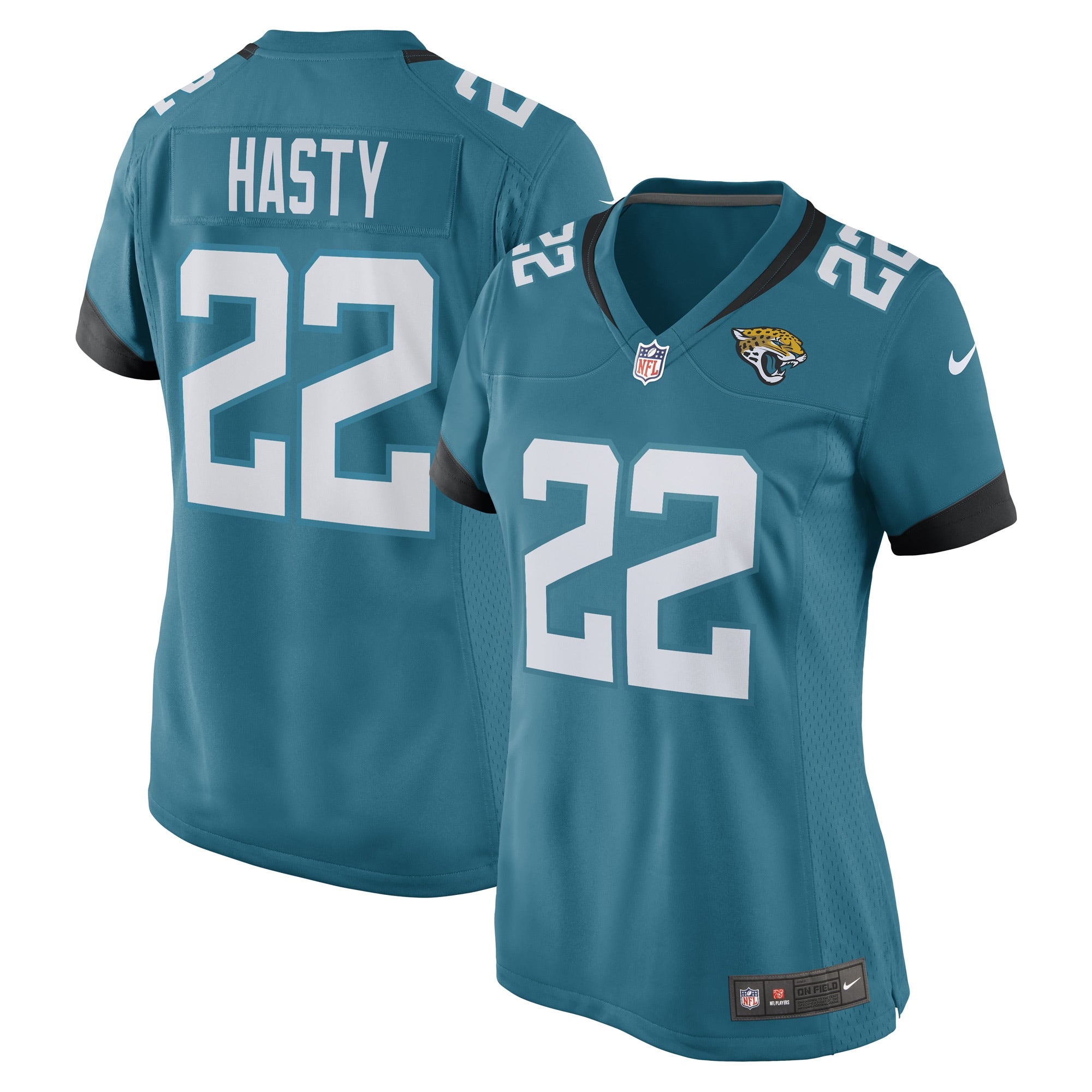 Jamycal Hasty Jacksonville Jaguars Nike Women s Game Player Jersey   Teal
