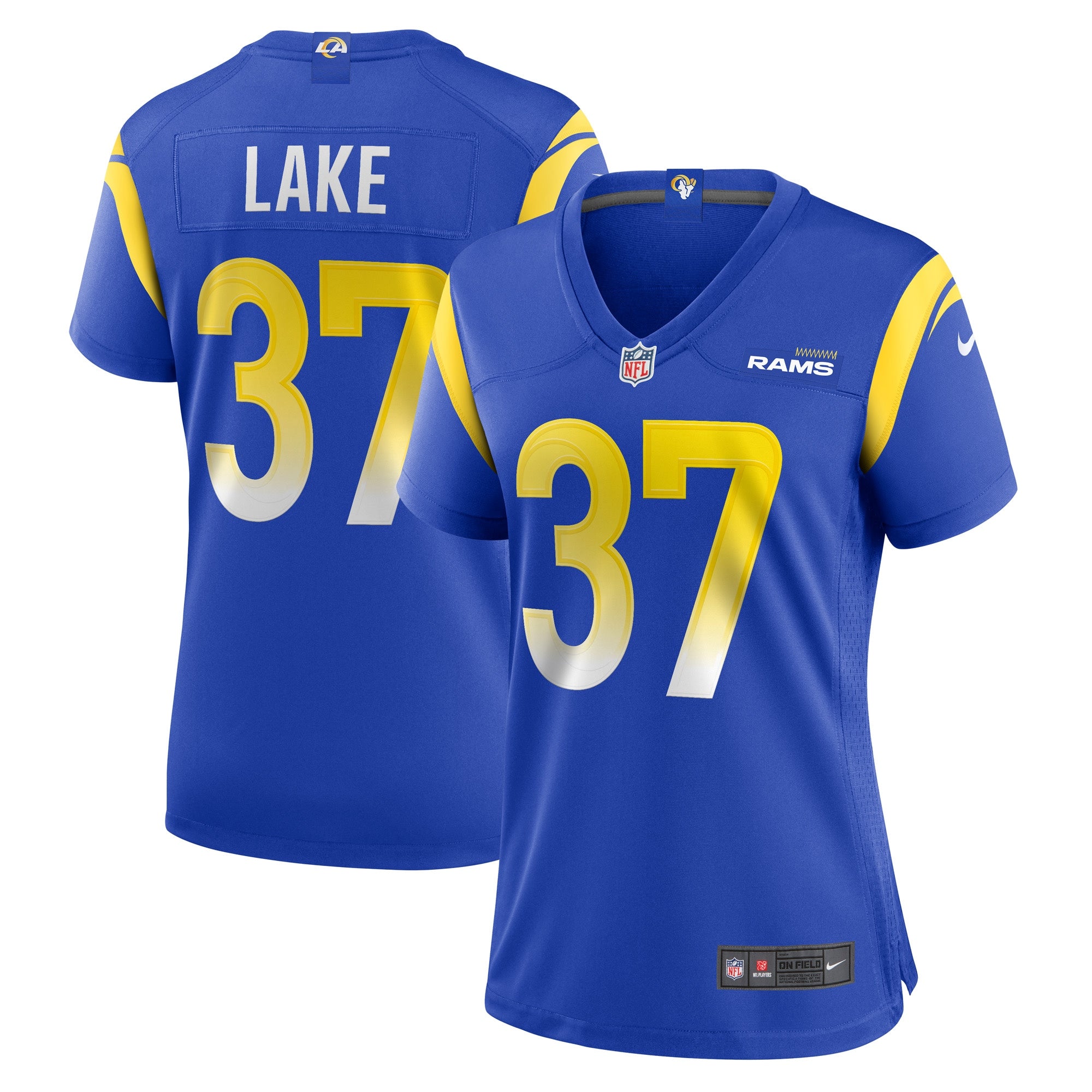 Quentin Lake Los Angeles Rams Nike Women s Game Player Jersey   Royal