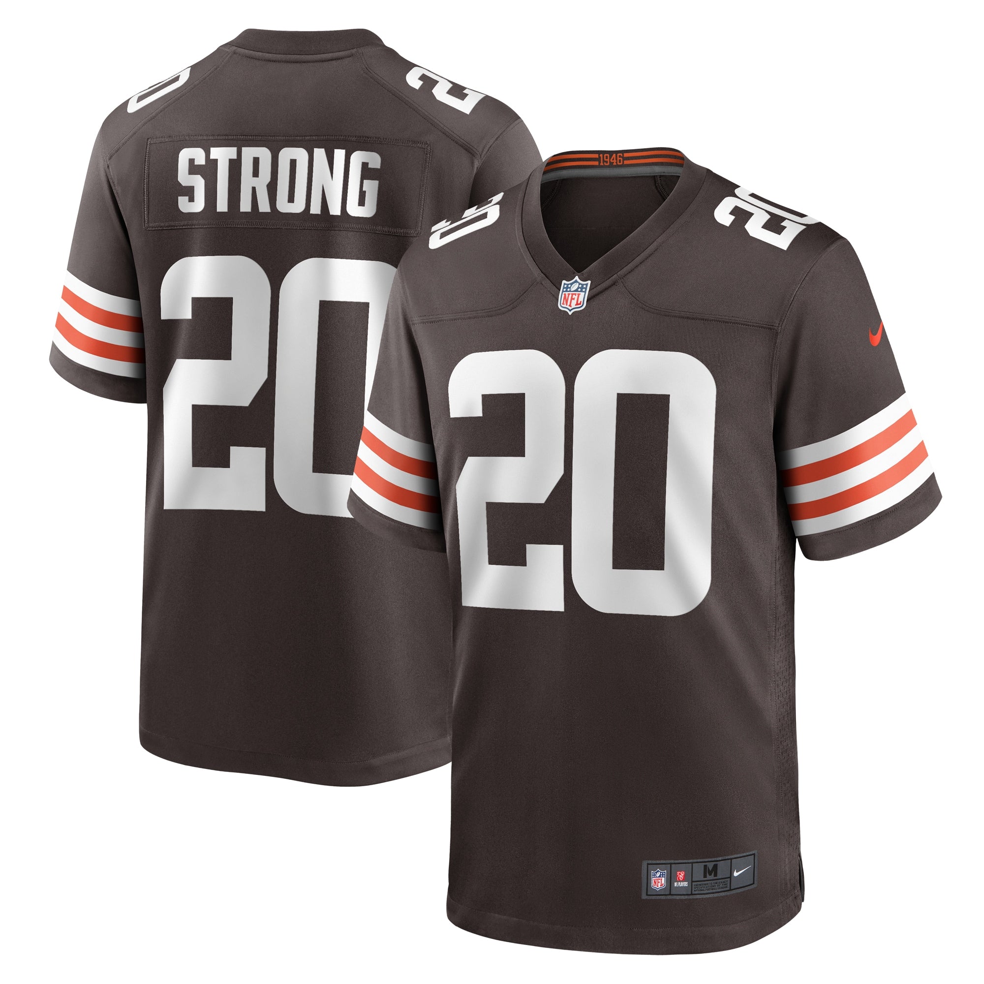 Pierre Strong Jr. Cleveland Browns Nike Team Game Jersey    Brown