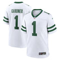 Men s Nike Ahmad Sauce Gardner White New York Jets Legacy Player Game Jersey