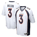 Men s Nike  Russell Wilson  White Denver Broncos Game Jersey