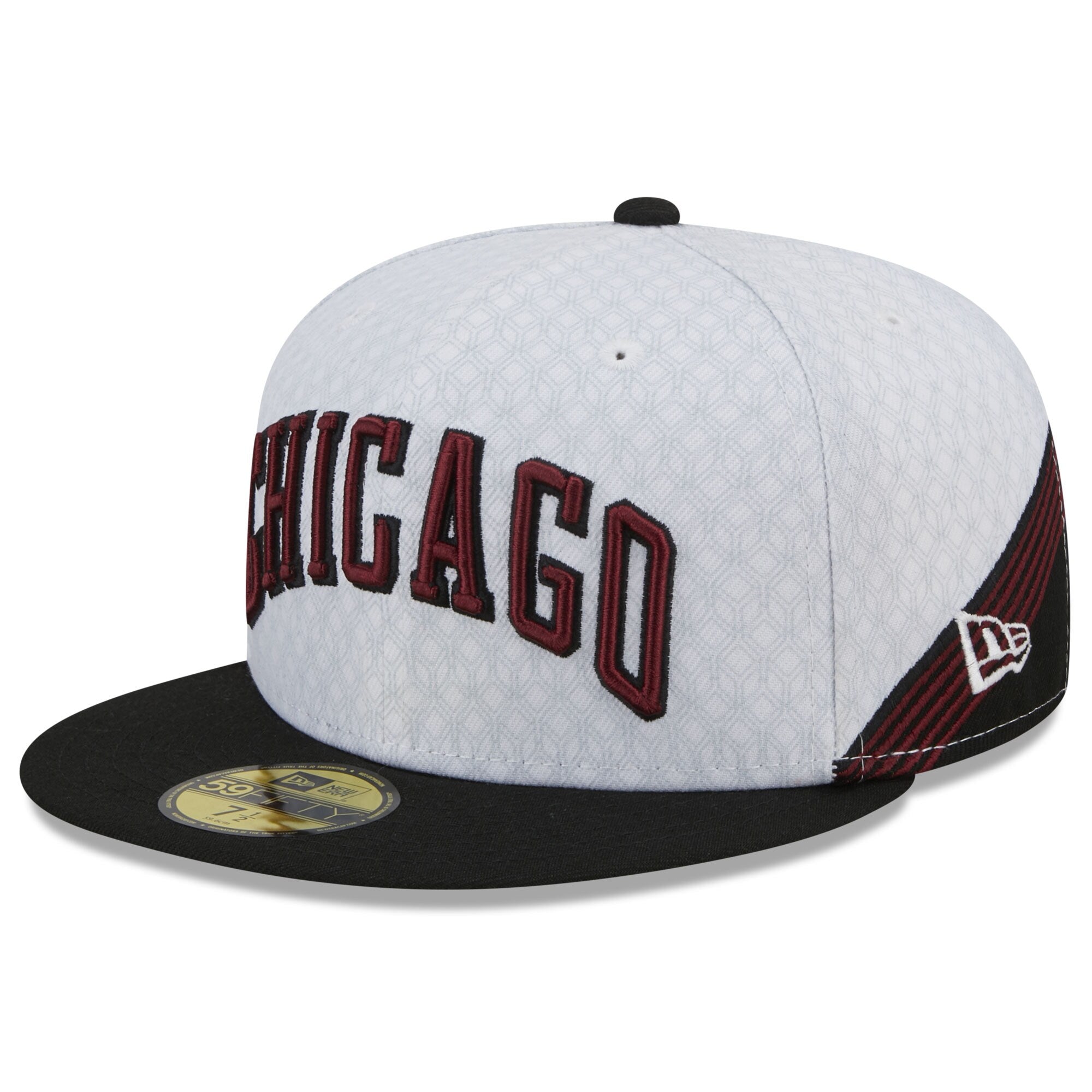 Chicago Bulls New Era 2022/23 City Edition Official 59FIFTY Fitted Hat - Black