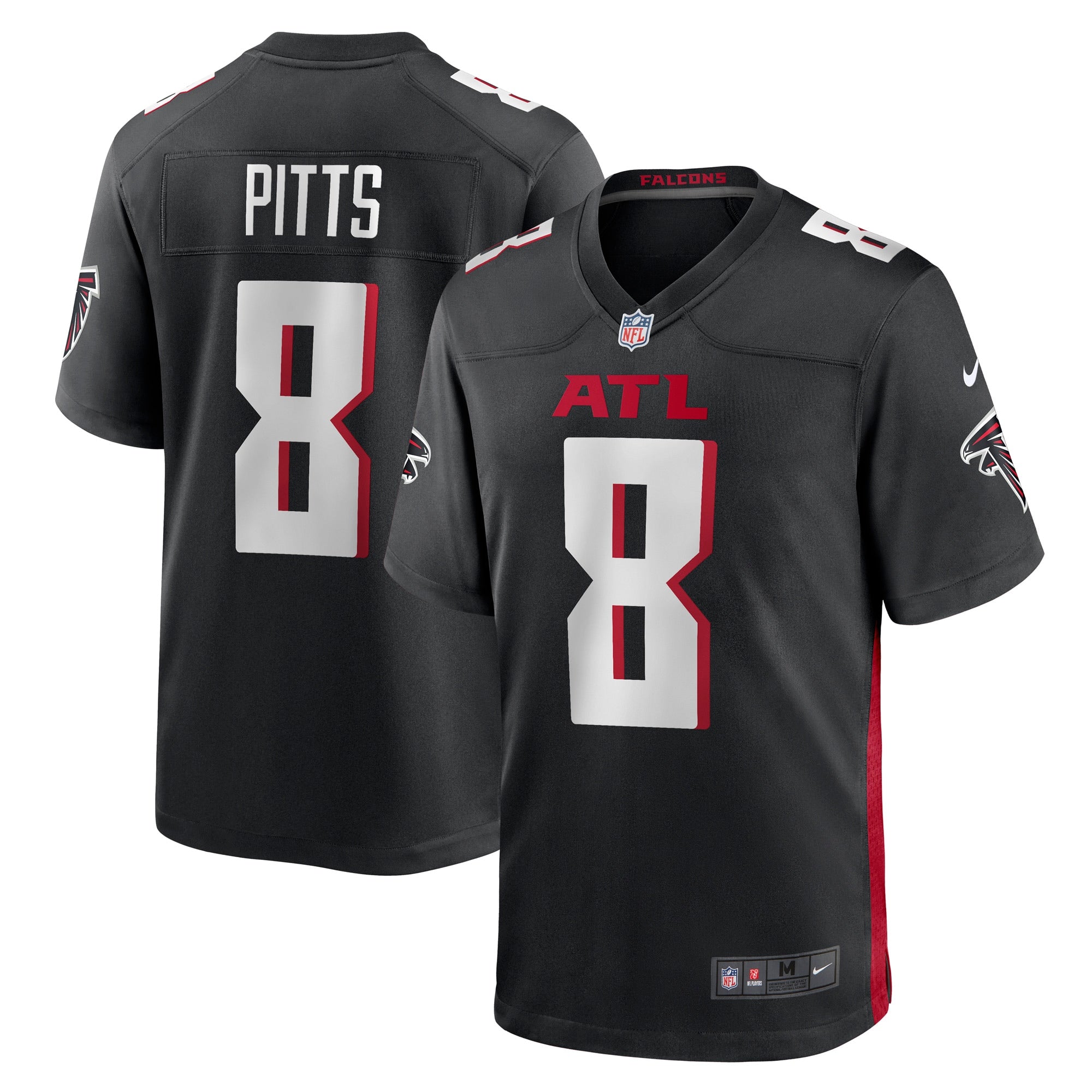 Kyle Pitts Atlanta Falcons Nike Game Jersey   Black