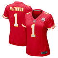 Jerick McKinnon Kansas City Chiefs Nike Women s Game Player Jersey   Red