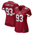 Jonathan Ledbetter Arizona Cardinals Nike Women s Game Jersey   Cardinal