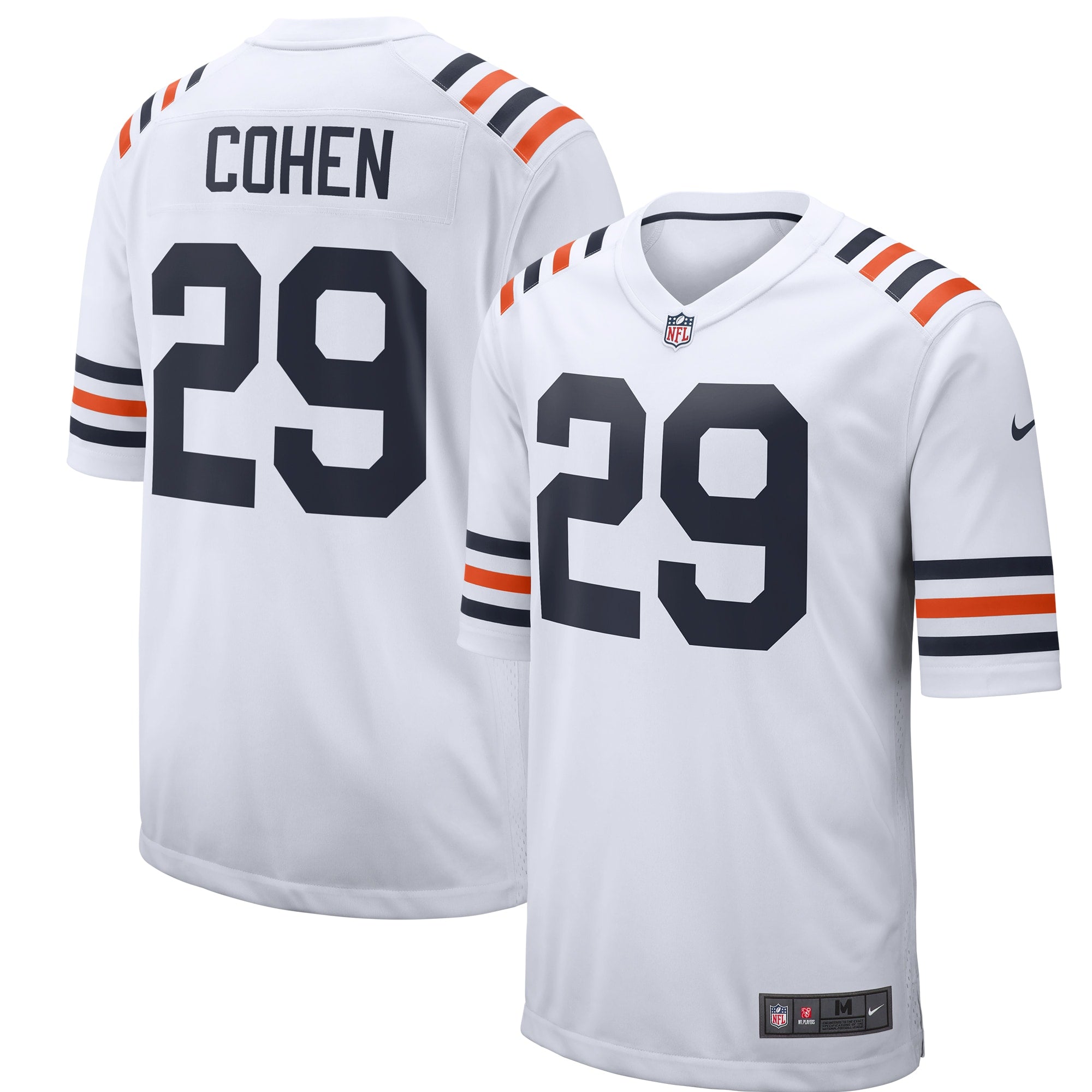 Tarik Cohen Chicago Bears Nike 2019 Alternate Classic Game Jersey   White
