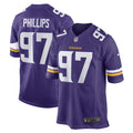Men s Nike Harrison Phillips Purple Minnesota Vikings Game Player Jersey