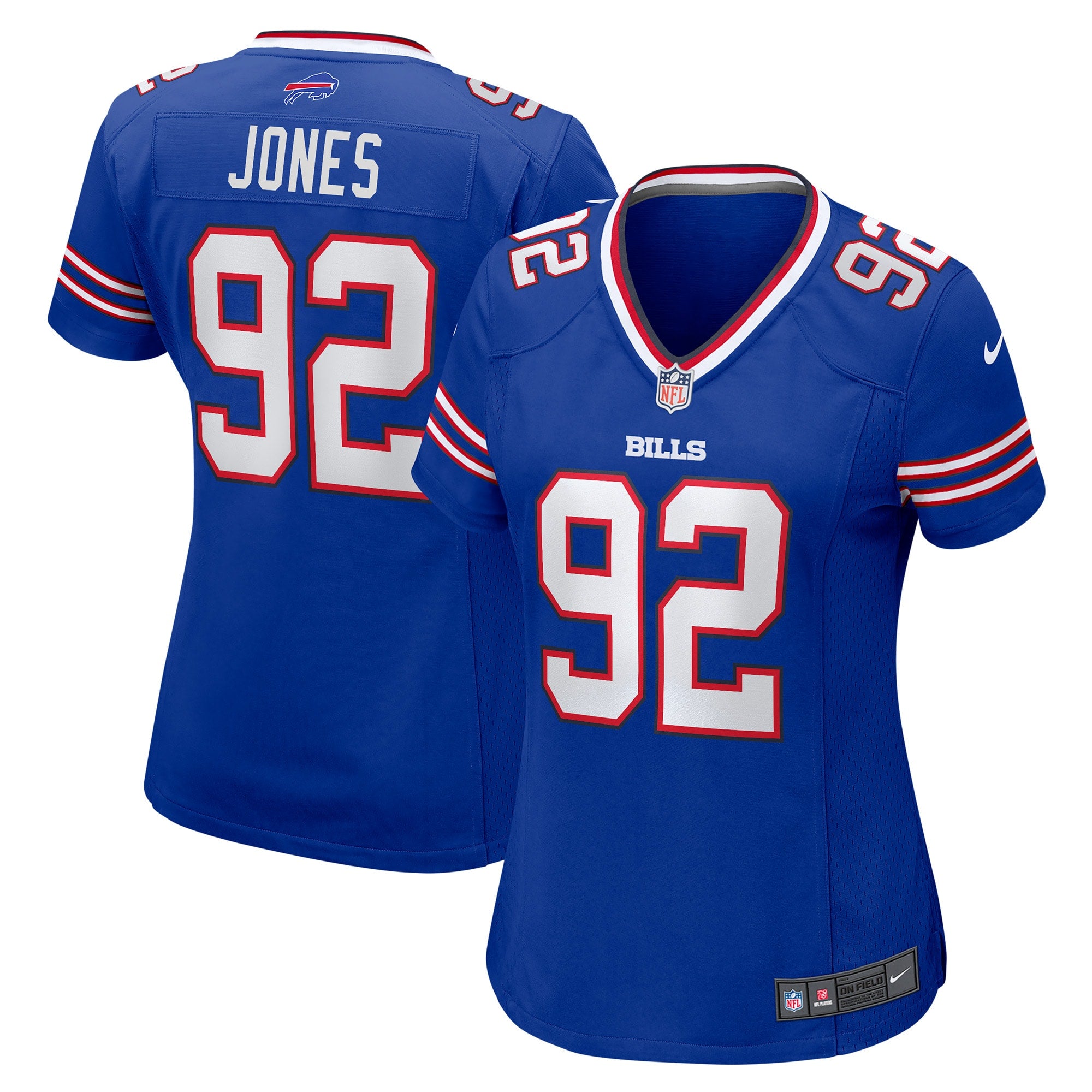 DaQuan Jones Buffalo Bills Nike Women s Game Player Jersey   Royal