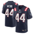Men s Nike Raleigh Webb Navy New England Patriots Home Game Player Jersey