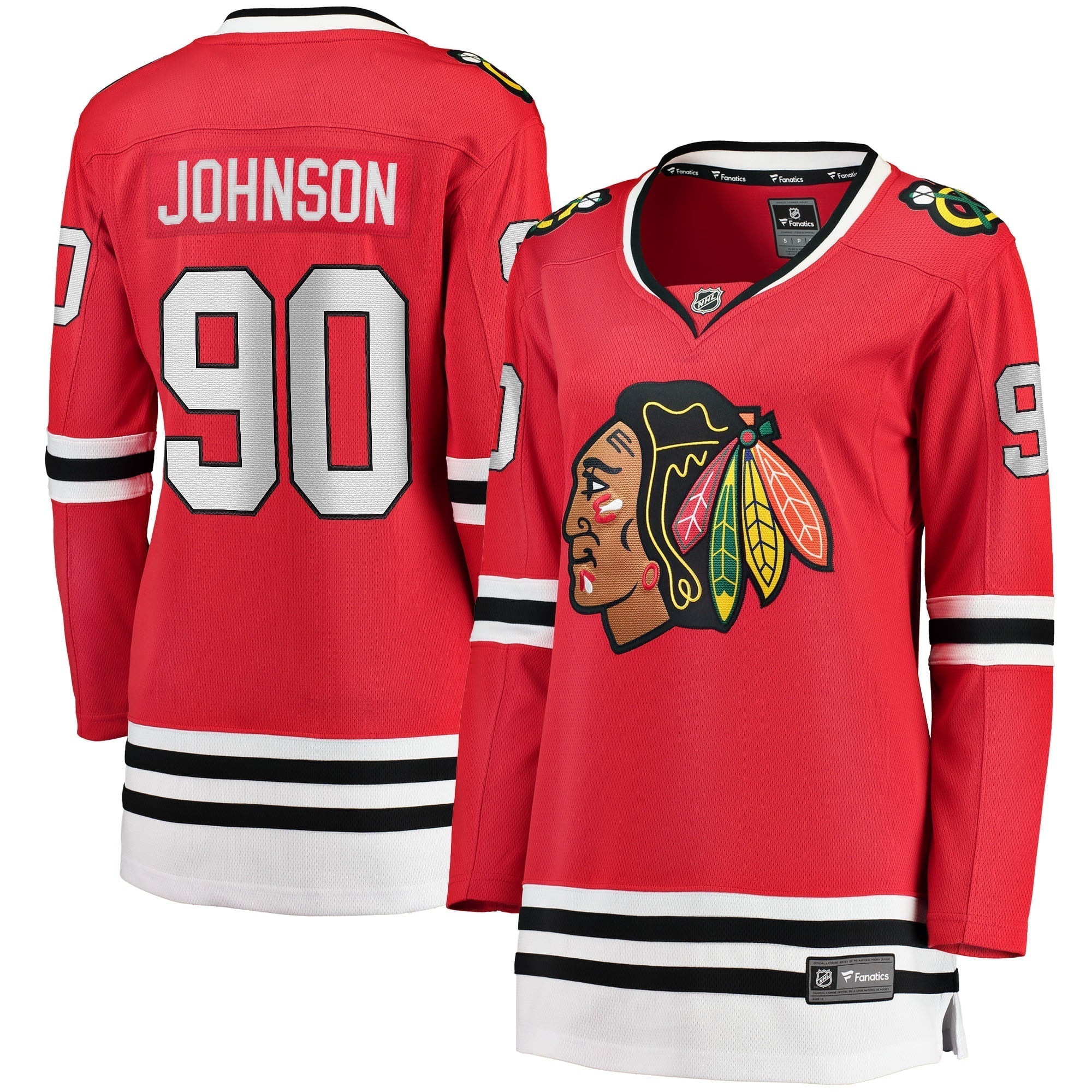 Women's Fanatics Branded Tyler Johnson Red Chicago Blackhawks Breakaway Player Jersey