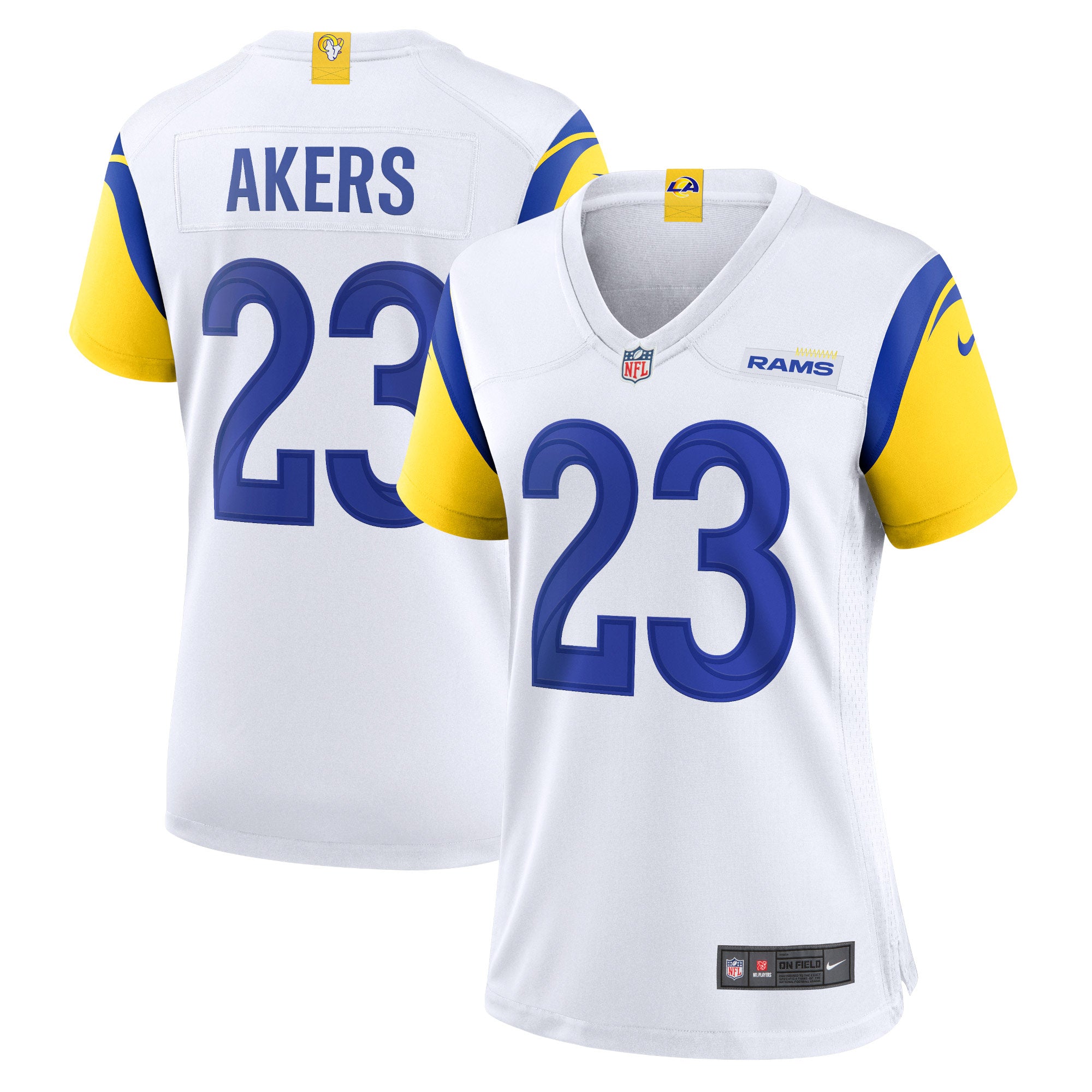 Cam Akers Los Angeles Rams Nike Women s Game Jersey   White