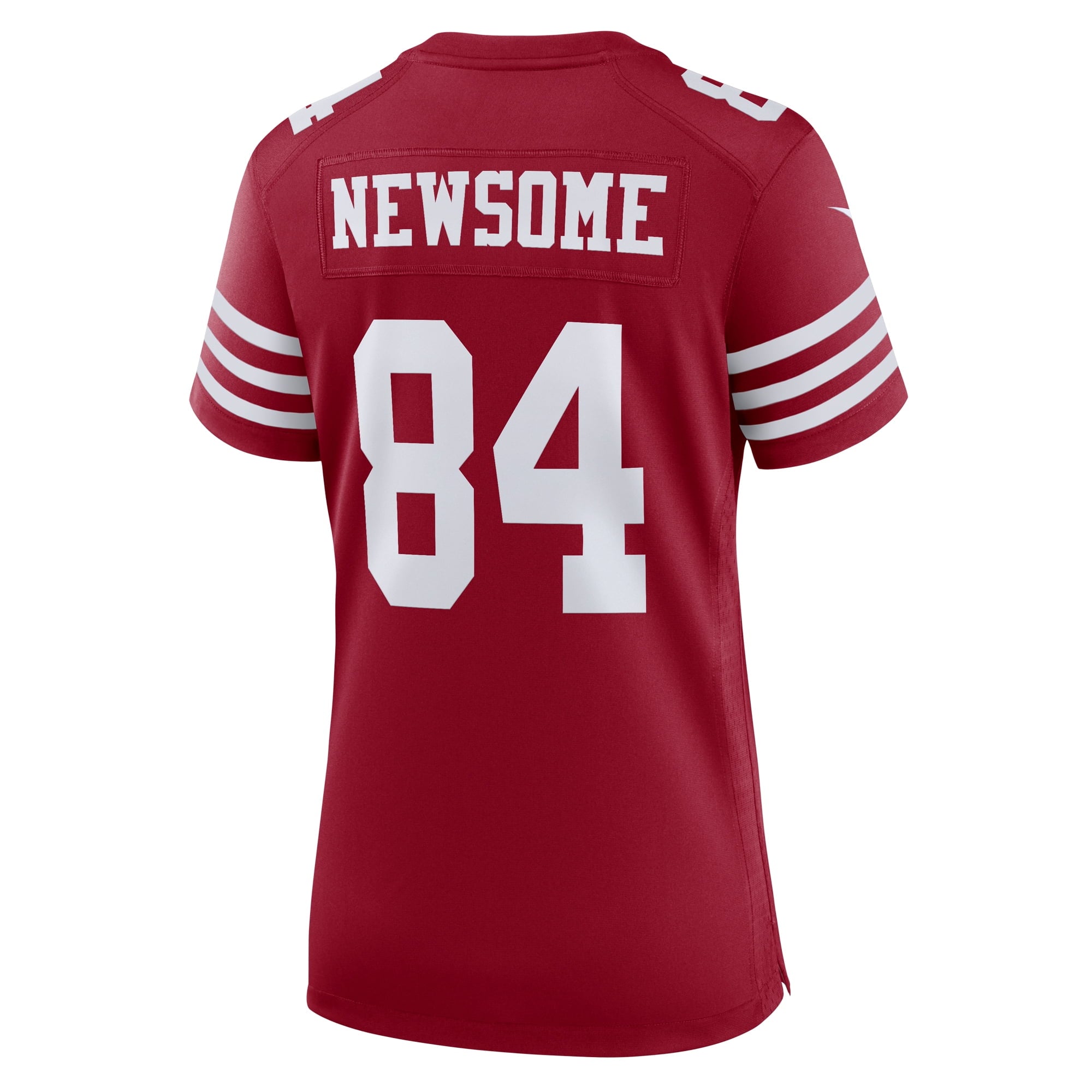 Women s Nike Dazz Newsome Scarlet San Francisco 49ers Team Game Jersey