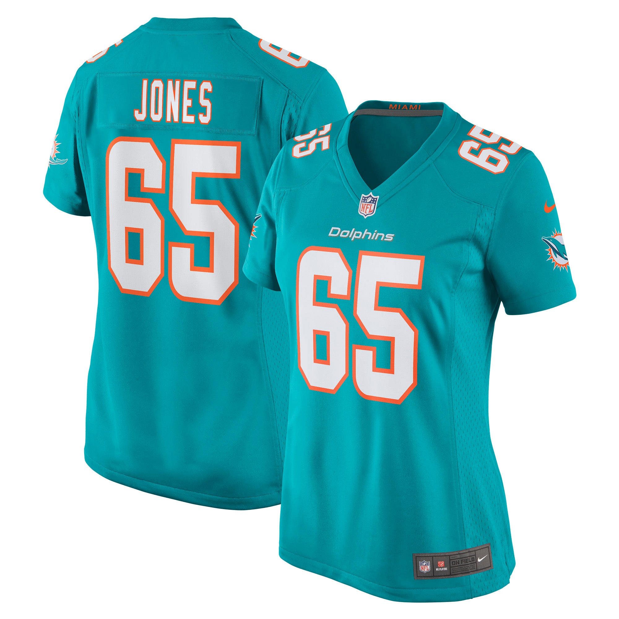 Robert Jones Miami Dolphins Nike Women s Game Jersey   Aqua