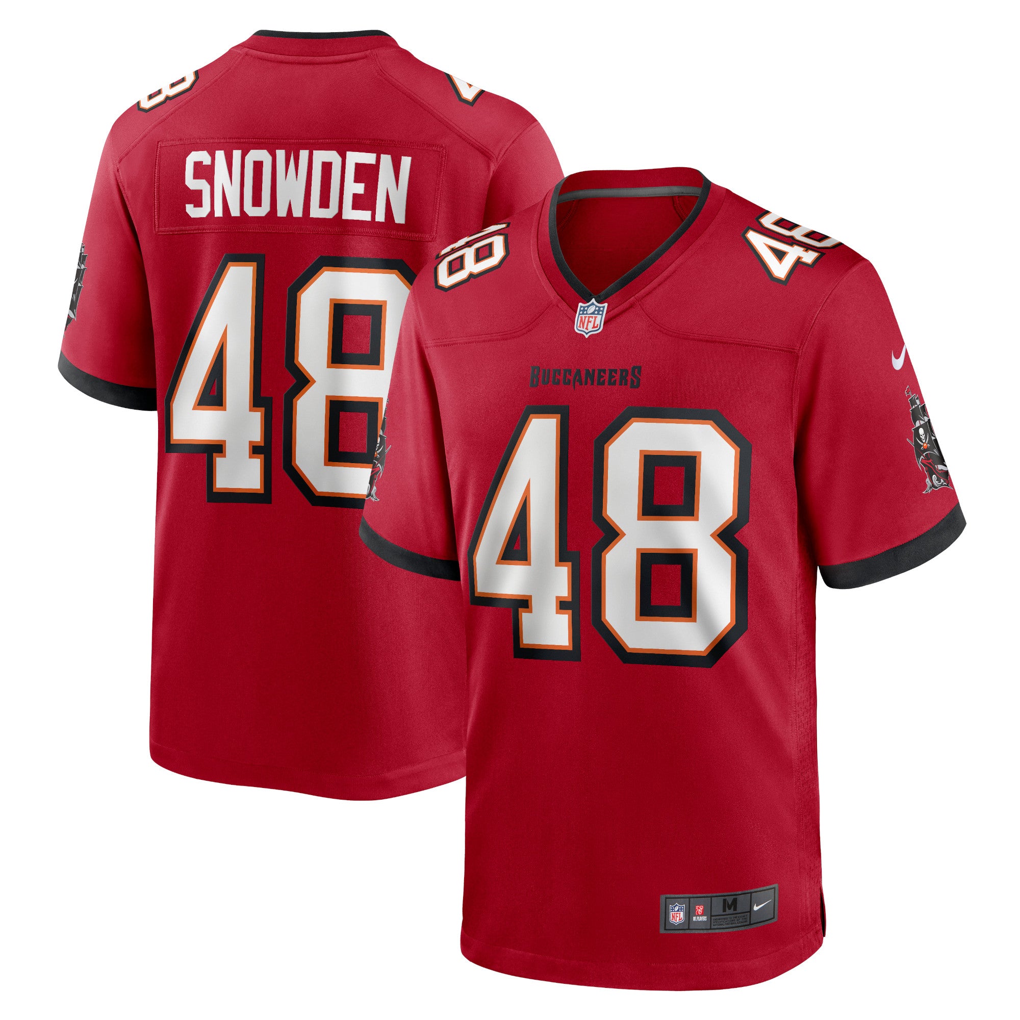 Charles Snowden Tampa Bay Buccaneers Nike Home Game Player Jersey   Red