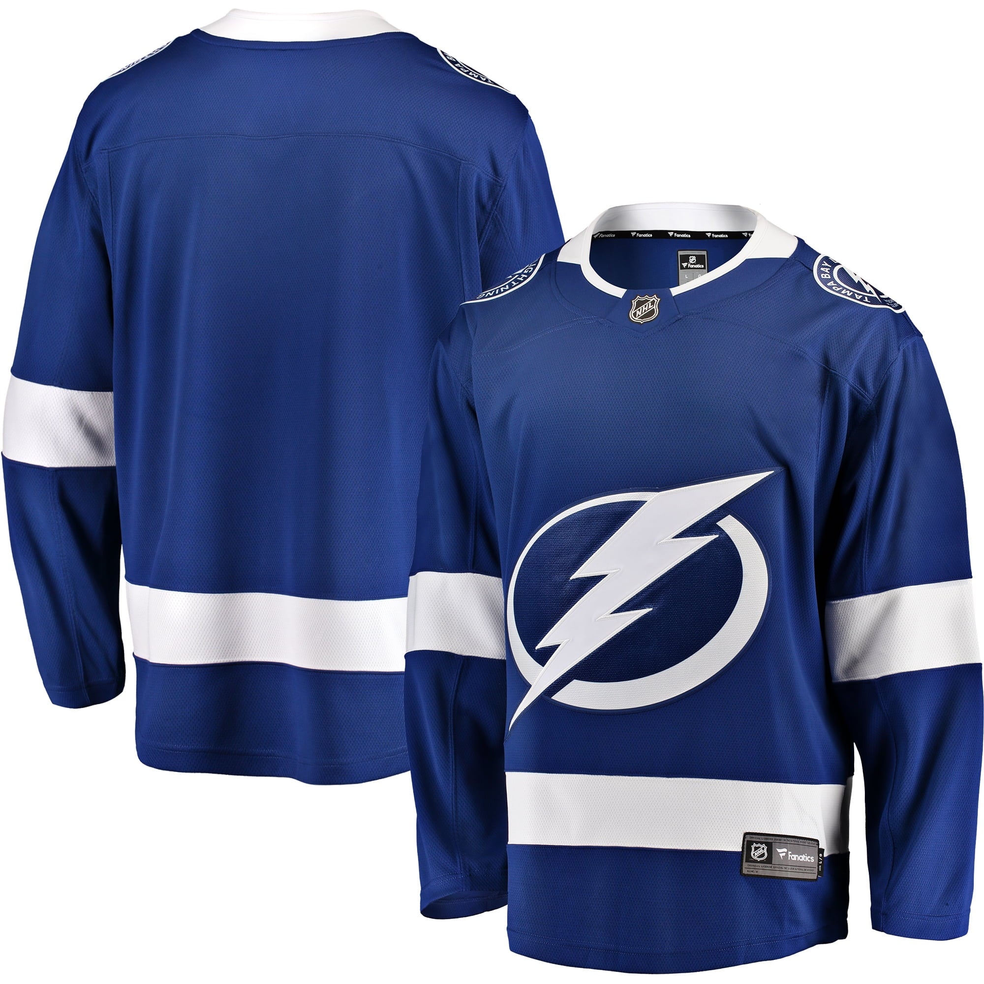 Men's Fanatics Branded Blue Tampa Bay Lightning Breakaway Home Jersey