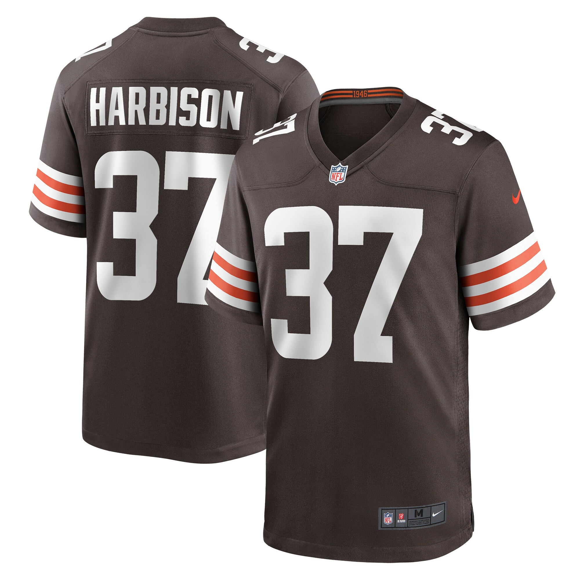 Tre Harbison Cleveland Browns Nike Game Jersey   Brown