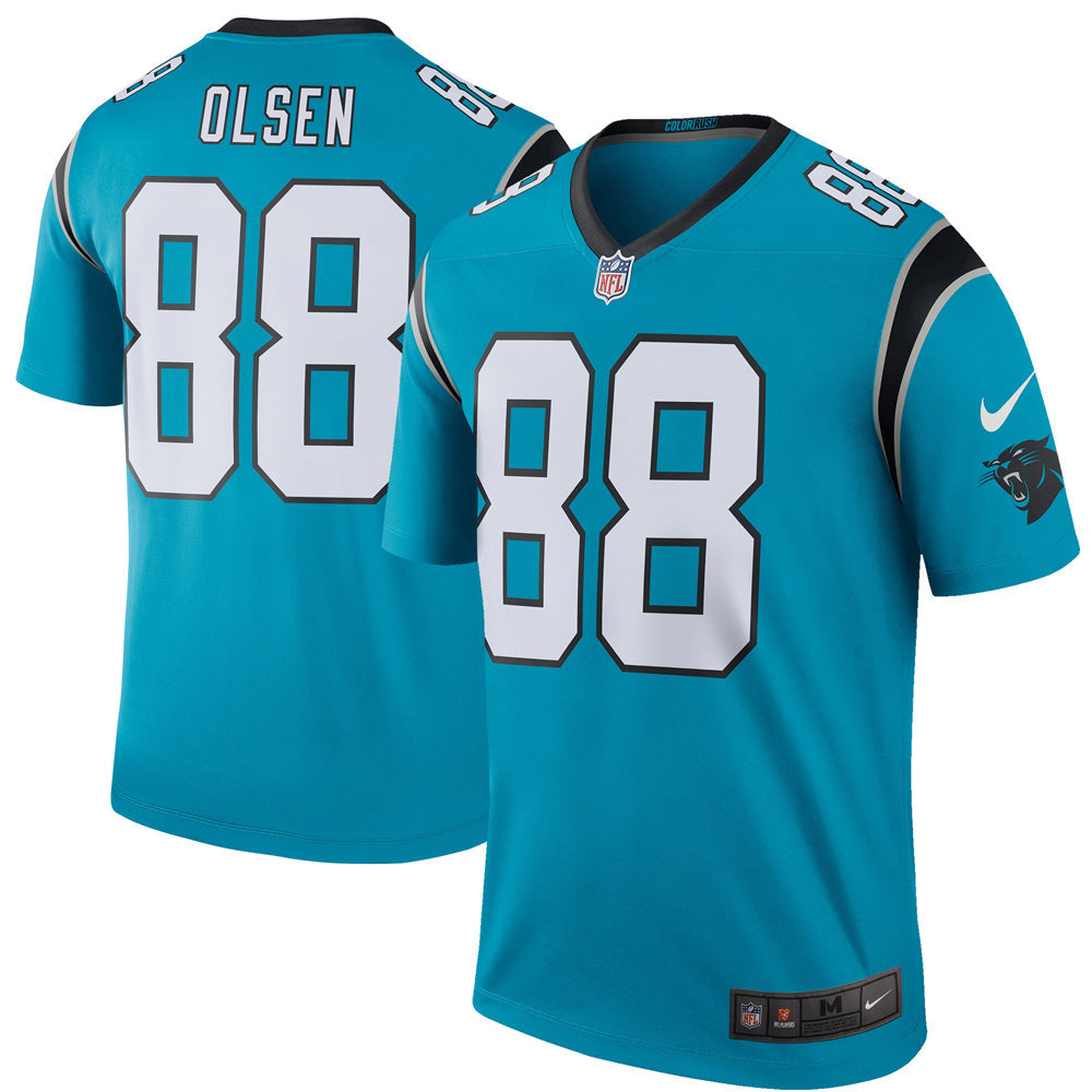 Men s Carolina Panthers Greg Olsen Legend Jersey   Blue