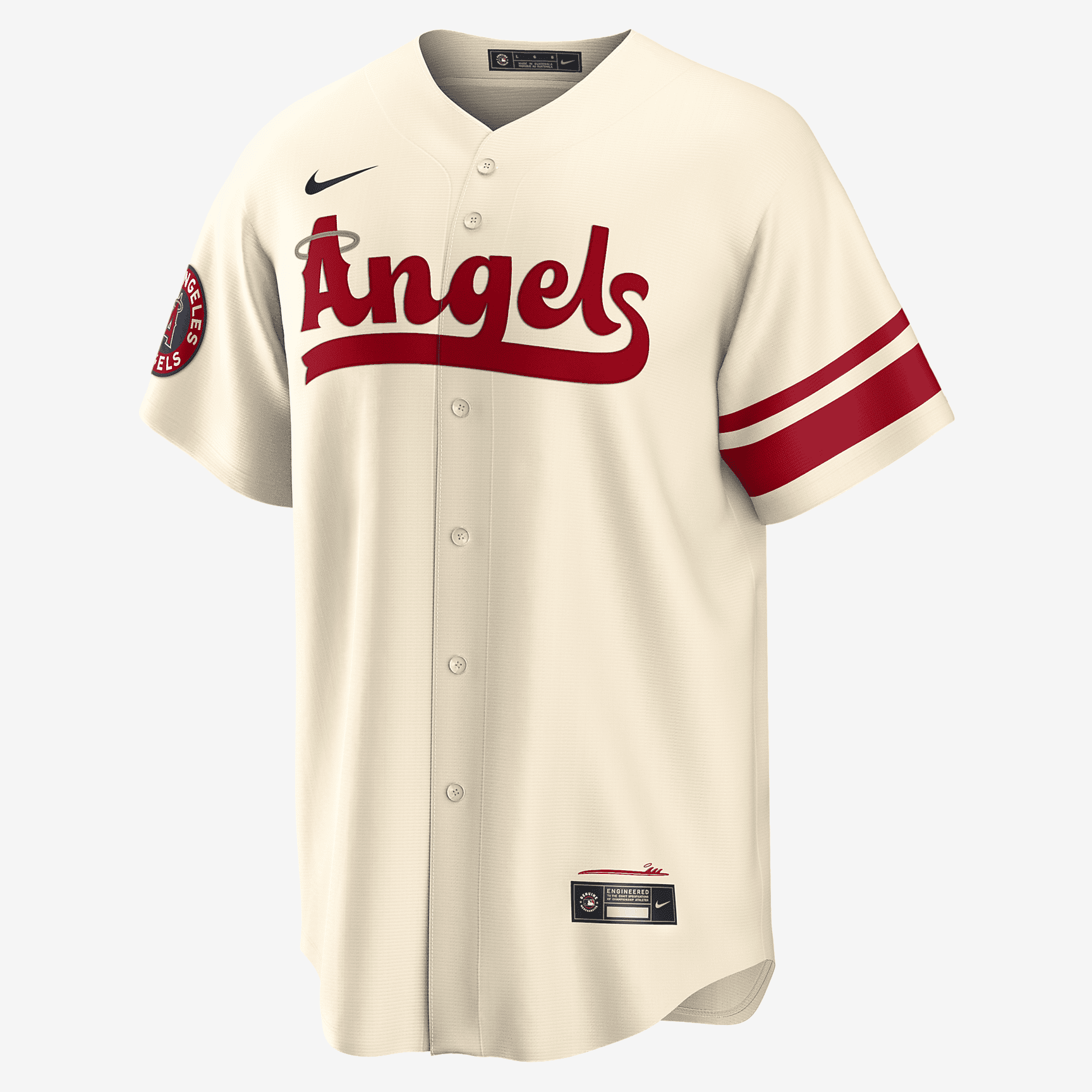 MLB Los Angeles Angels City Connect Men's Replica Baseball Jersey - Cream