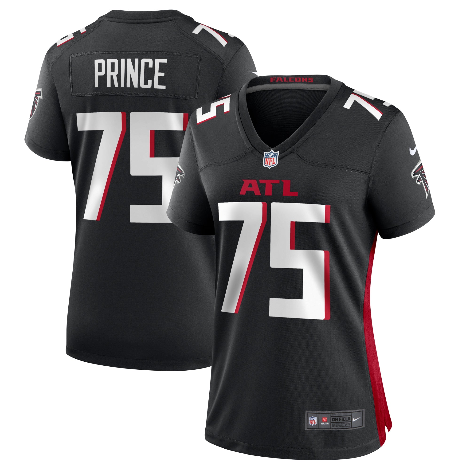 Isaiah Prince Atlanta Falcons Nike Women s Team Game Jersey    Black
