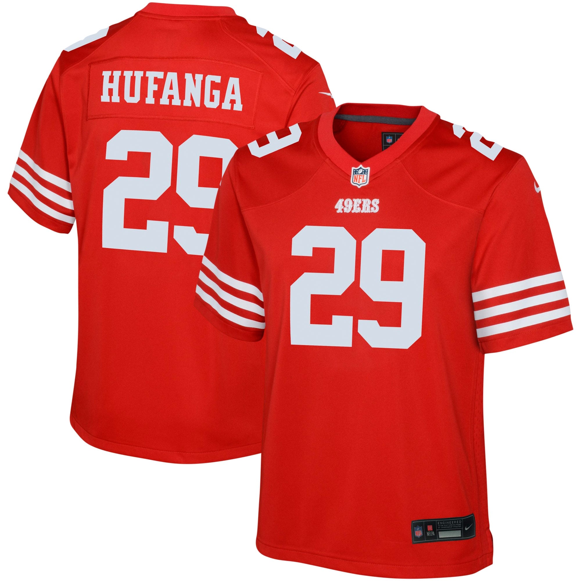 Talanoa Hufanga San Francisco 49ers Nike Youth Game Jersey   Scarlet