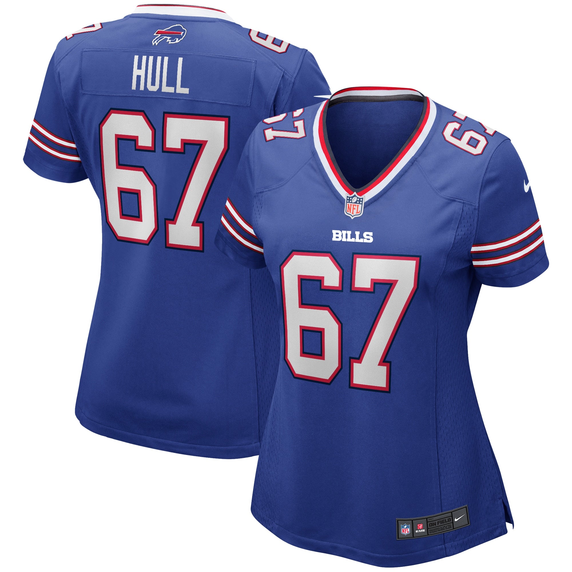 Kent Hull Buffalo Bills Nike Women s Game Retired Player Jersey   Royal