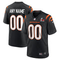 Cincinnati Bengals Nike Super Bowl LVI Game Custom Jersey   Black
