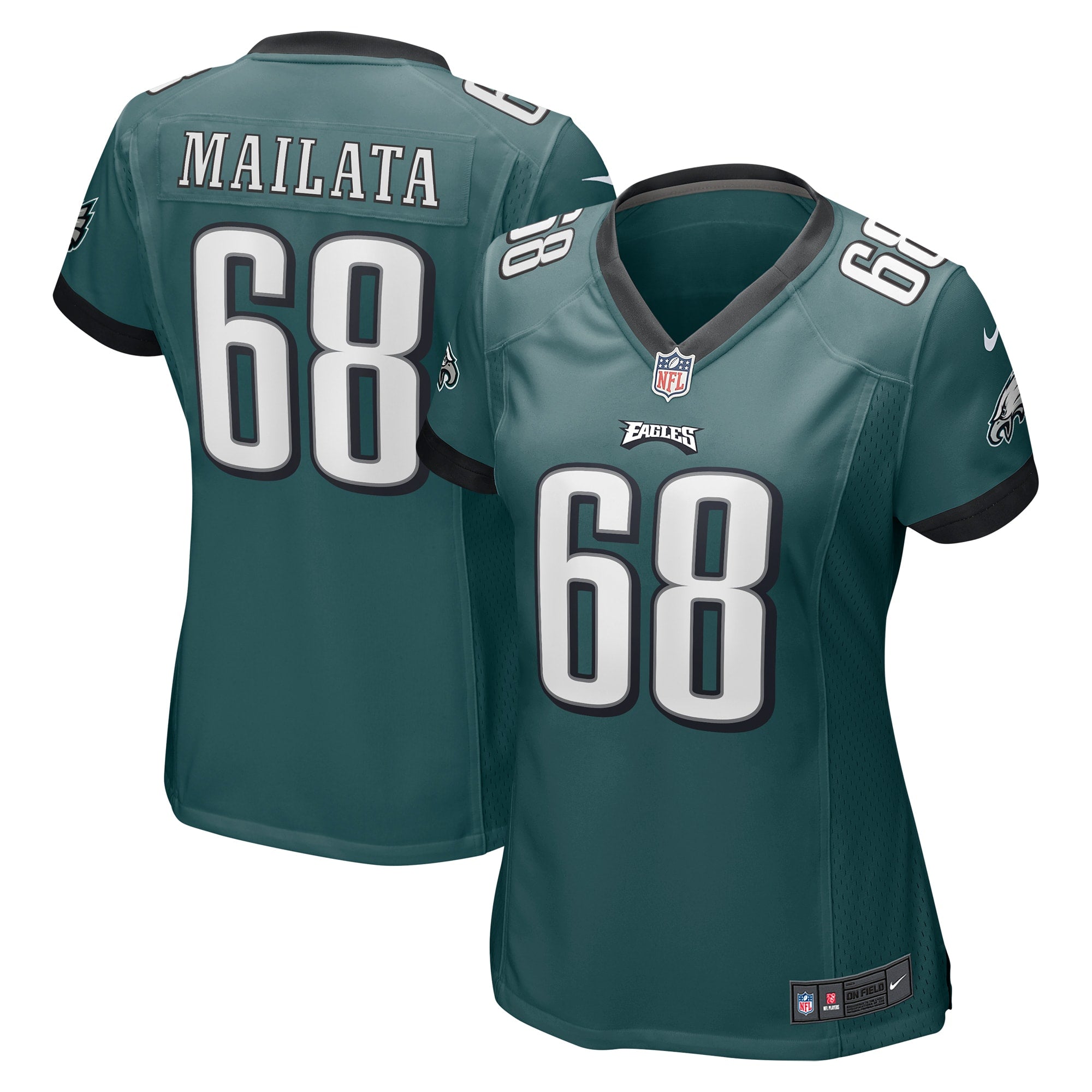 Jordans Mailata Philadelphia Eagles Nike Women s Game Jersey   Midnight Green