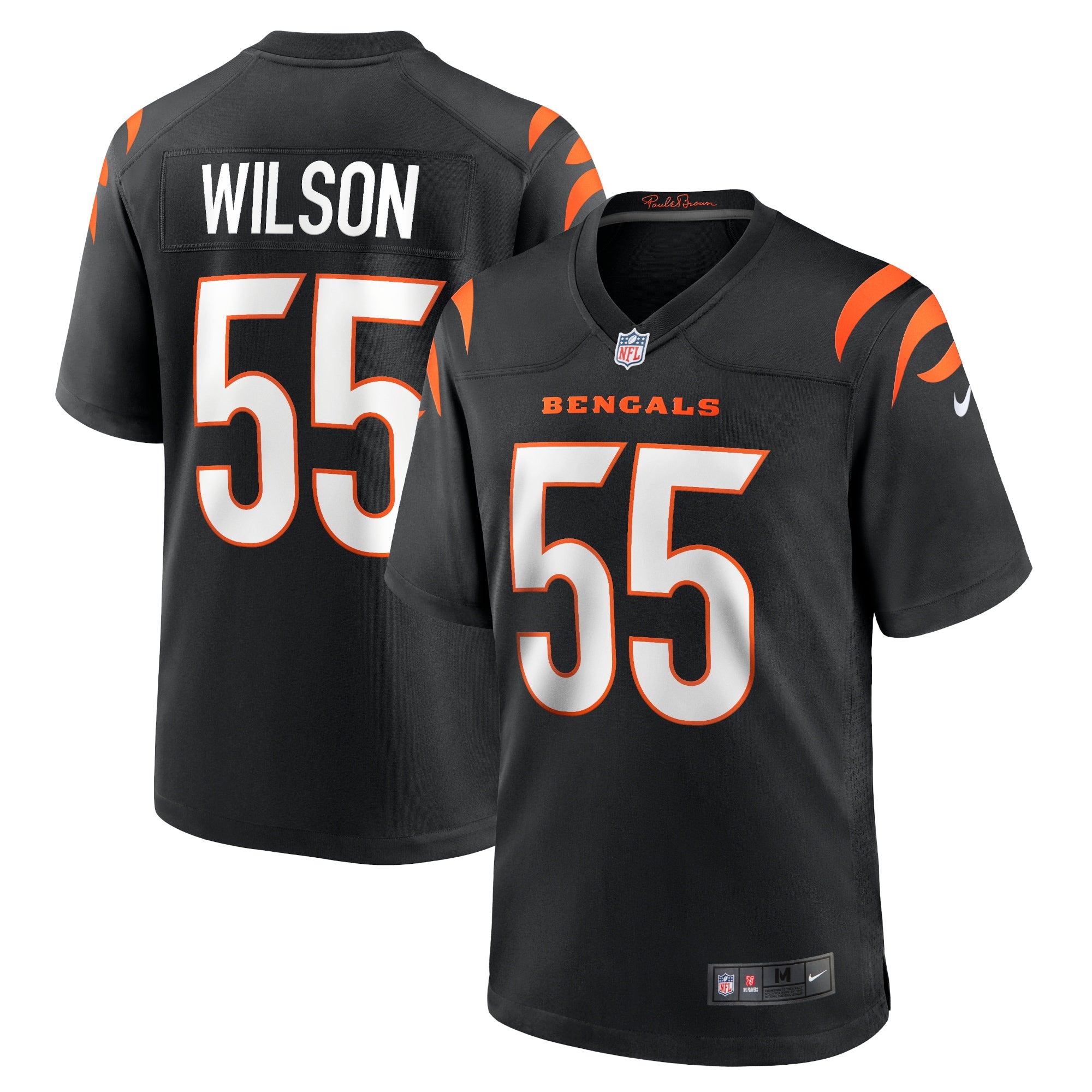 Logan Wilson Cincinnati Bengals Nike Game Jersey   Black