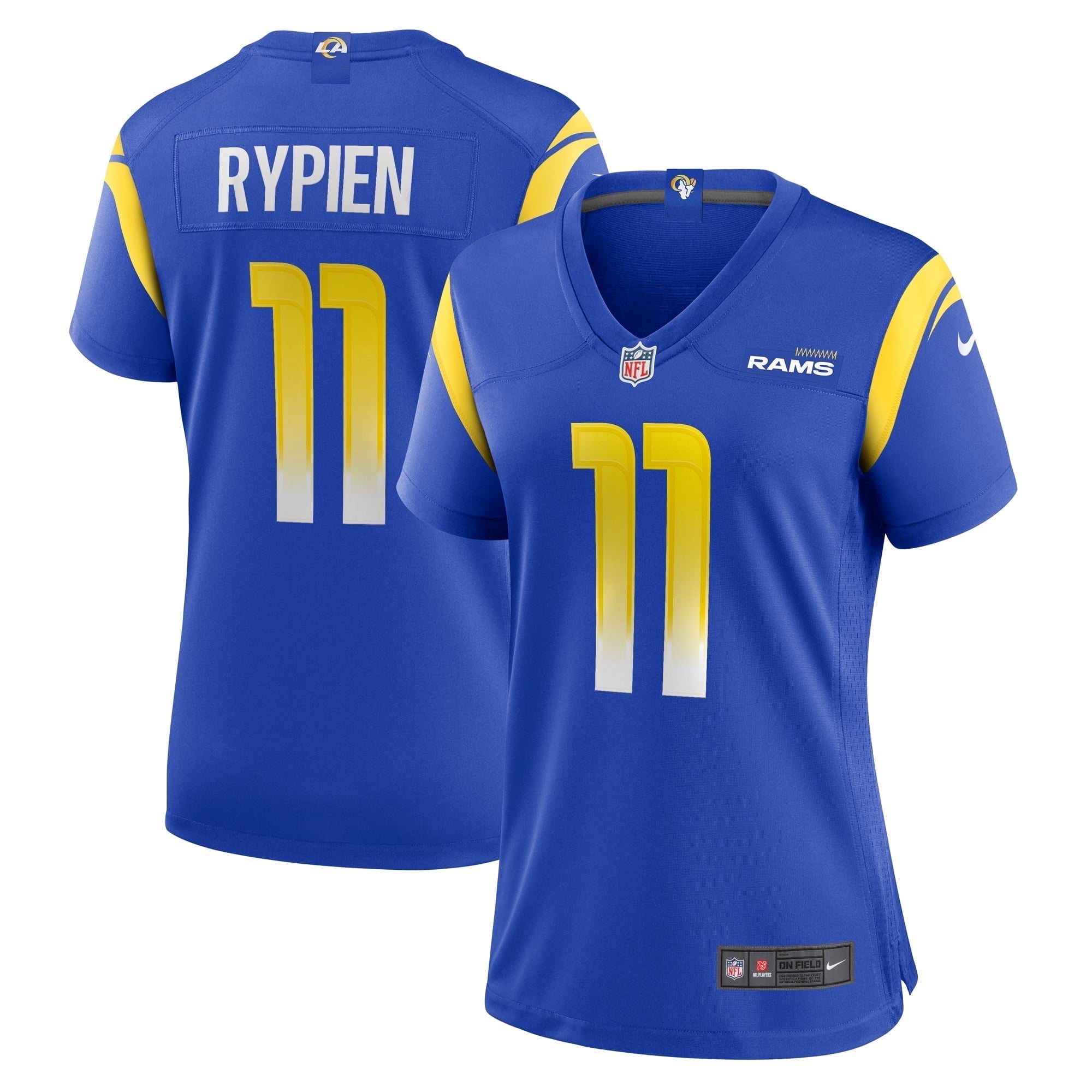 Women s Nike Brett Rypien Royal Los Angeles Rams Home Game Jersey