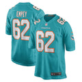 Men s Nike James Empey Aqua Miami Dolphins Game Player Jersey