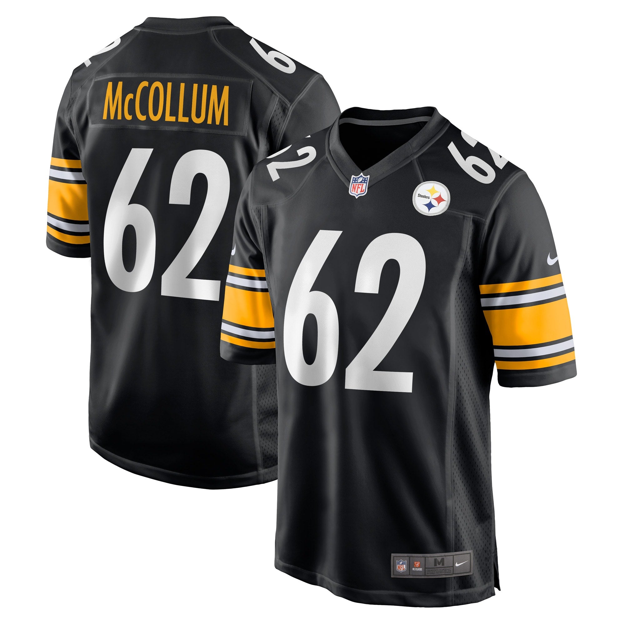 Ryan McCollum Pittsburgh Steelers Nike Game Player Jersey   Black