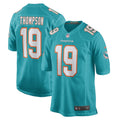 Men s Nike Skylar Thompson Aqua Miami Dolphins Game Player Jersey