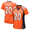 Women s Nike Darius Phillips Orange Denver Broncos Game Player Jersey