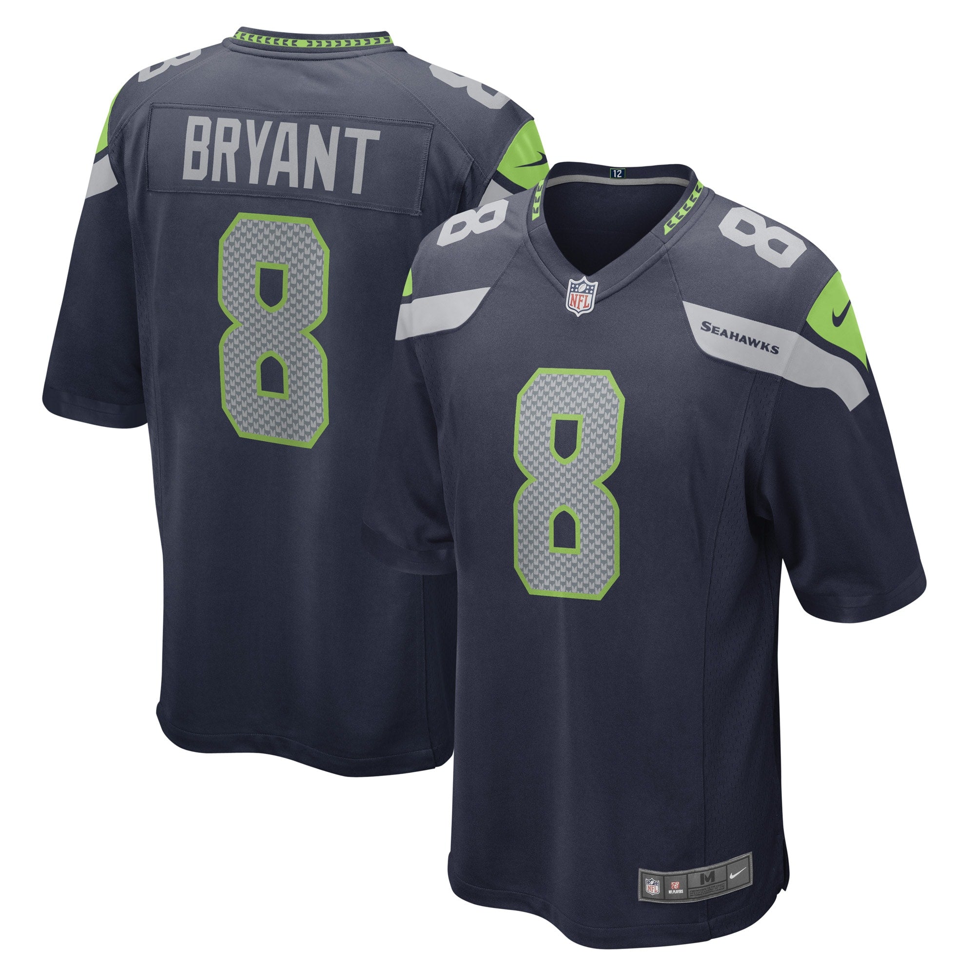 Coby Bryant Seattle Seahawks Nike Game Player Jersey College Navy