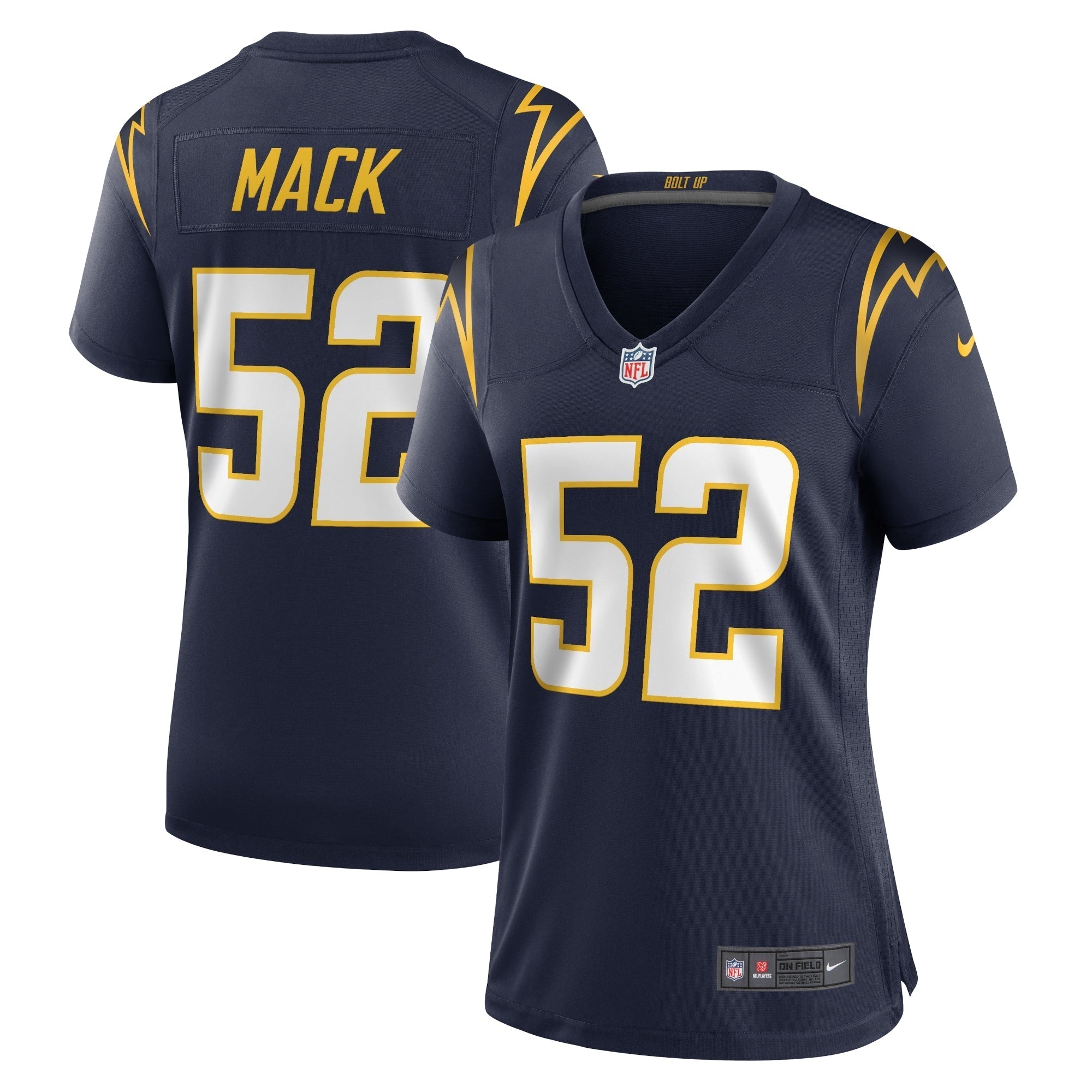 Women s Nike Khalil Mack Navy Los Angeles Chargers Alternate Game Jersey