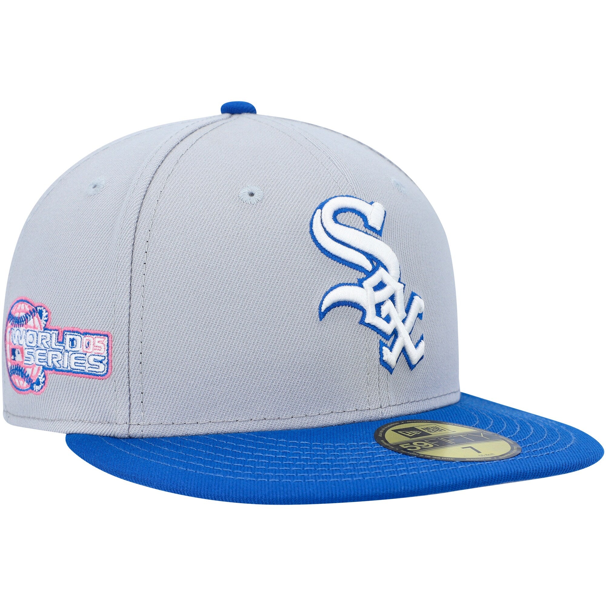 Chicago White Sox New Era Dolphin 59FIFTY Fitted Hat - Gray/Blue