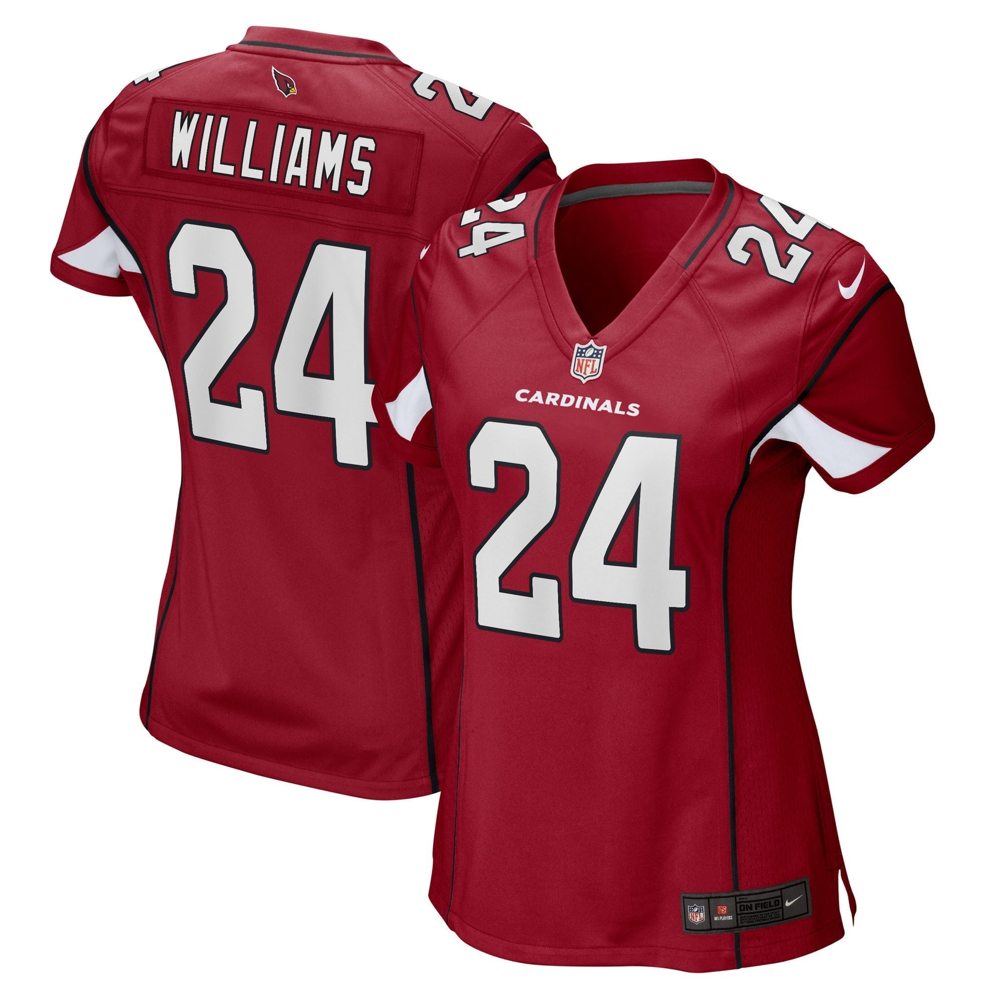 Women s Nike Darrel Williams Cardinal Arizona Cardinals Game Player Jersey