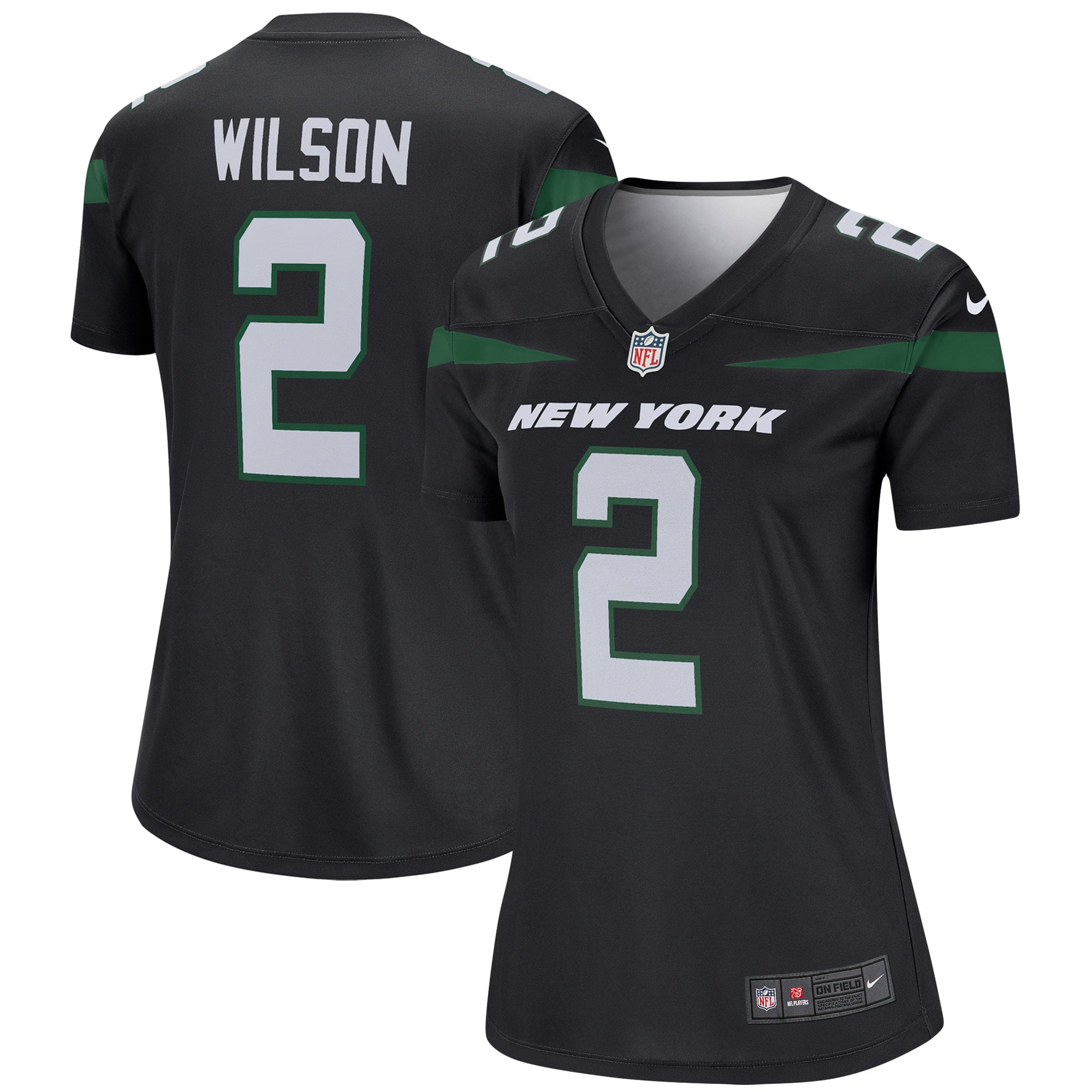 Women s Nike Zach Wilson Black New York Jets Legend Jersey