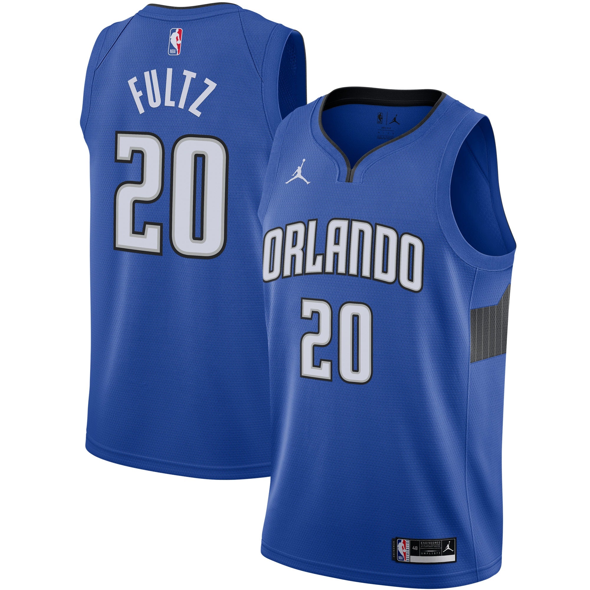 Markelle Fultz Orlando Magic Jordans Brand 2020/21 Swingman Jersey - Statement Edition - Royal